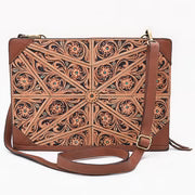 Portfolio-Leather tooled w/strap