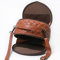 Quilted Leather Canteen Bag