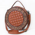 Quilted Leather Canteen Bag