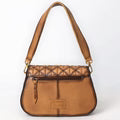 Quilt Style Leather Clutch
