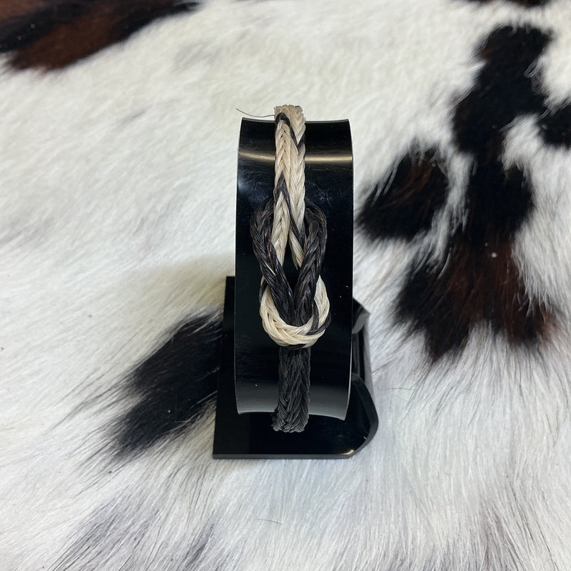 Braided Horsehair Bracelet w/Figure 8