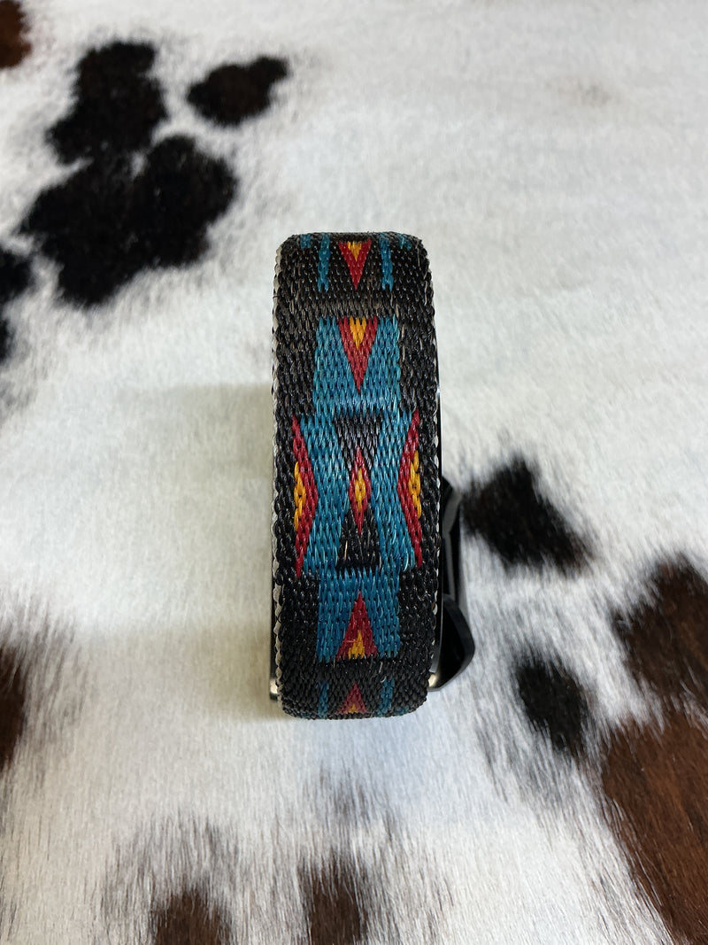 Hitched Horsehair Cuff Bracelet