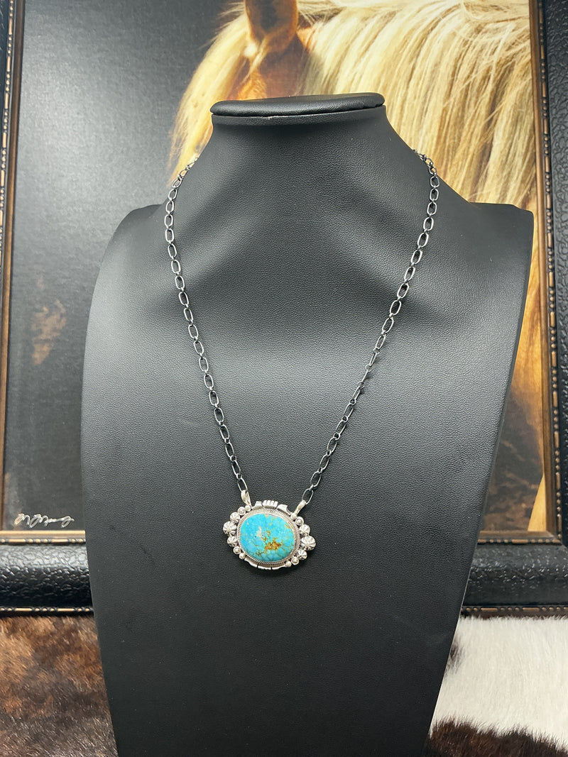 Turquoise Pendant Necklace