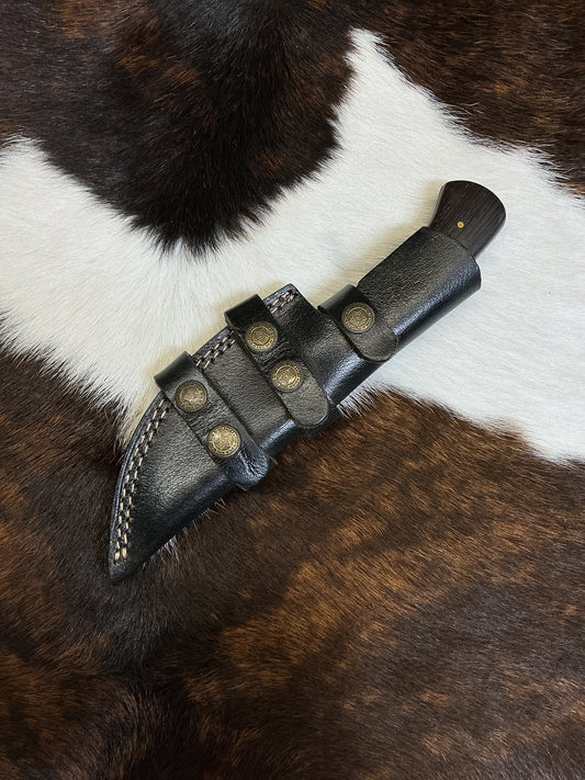 Large Fixed Blade Damascus Knife