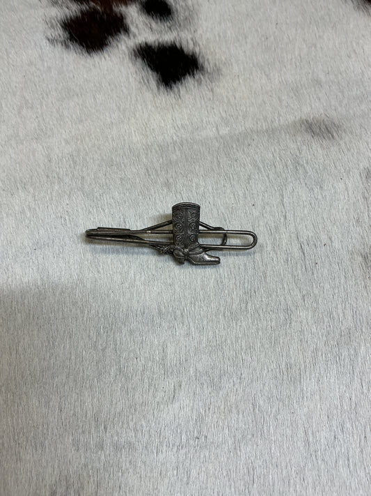 Sterling Boot Tie Clip