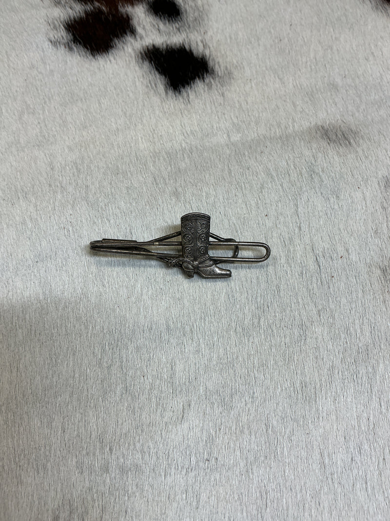 Sterling Boot Tie Clip
