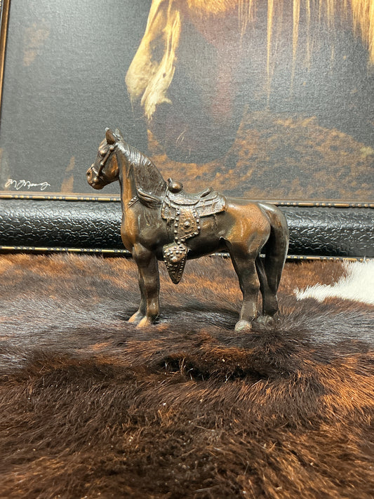 Vintage Metal Coppertone Horse