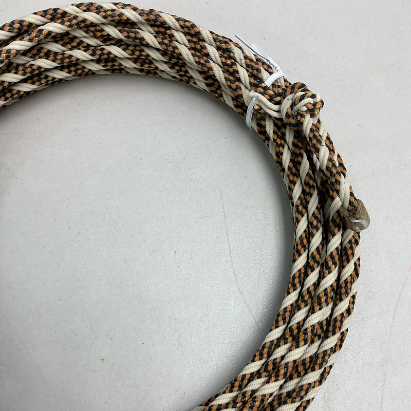 5/16" 60' Waxed Cotton - Yellow, Black & White