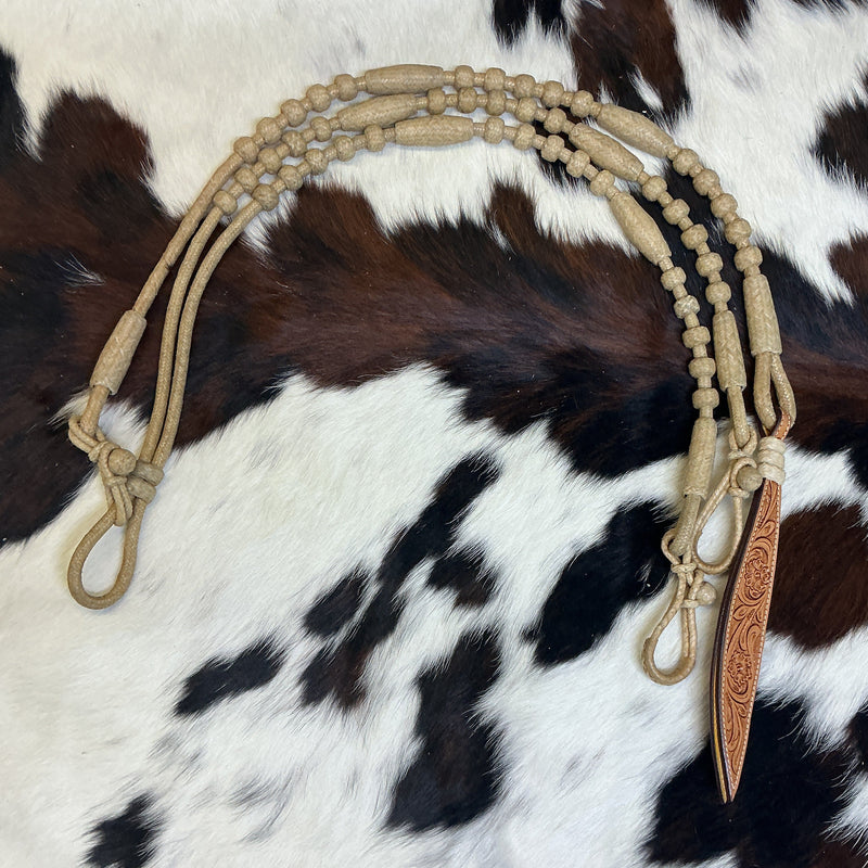 30 Plait Cowboy Oklahoma Reins & Romal