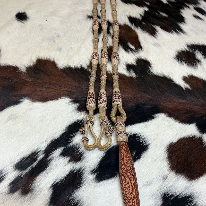 16 Plait Santa Ynez Reins & Romal