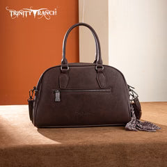 Trinity Ranch Genuine Cowhide Satchel/Crossbody