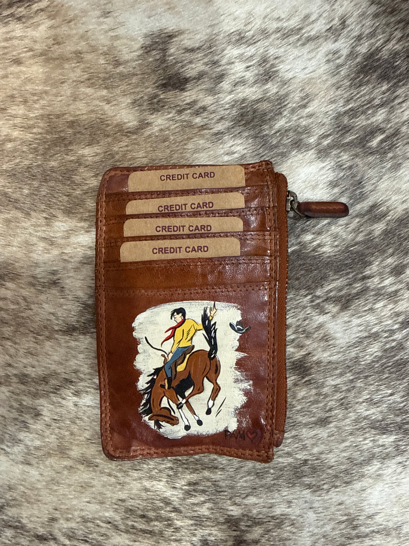 Hand Painted Card Wallets