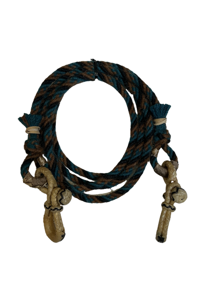 Alpaca Roping Rein W/Rawhide Connectors