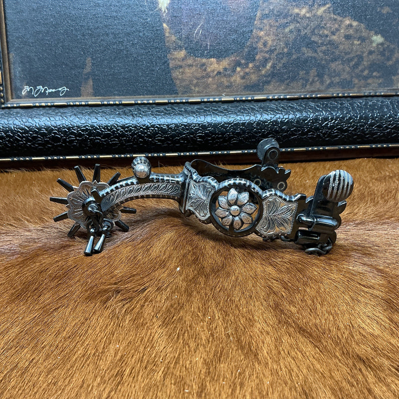 Decorative Accent B/B Single Sterling Spur