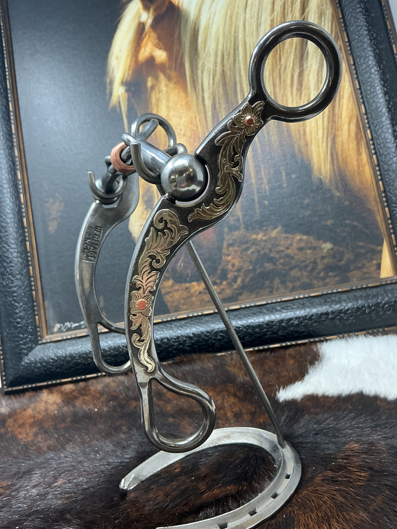 HR06- Cricket Port Mouth Bit w/Copper Rings