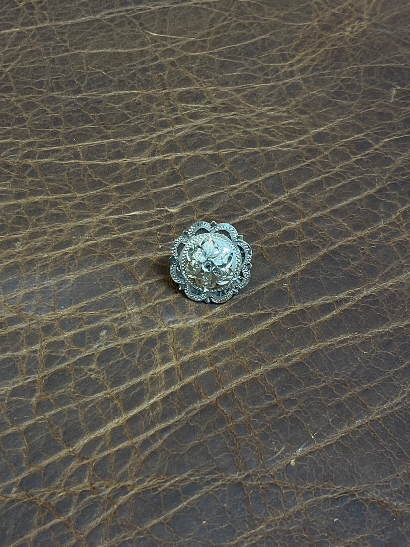 Sterling Silver 3/4" Bolt Back Concho