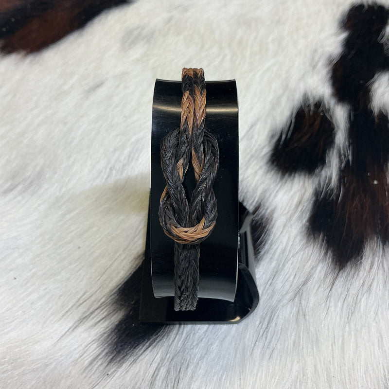 Braided Horsehair Bracelet w/Figure 8
