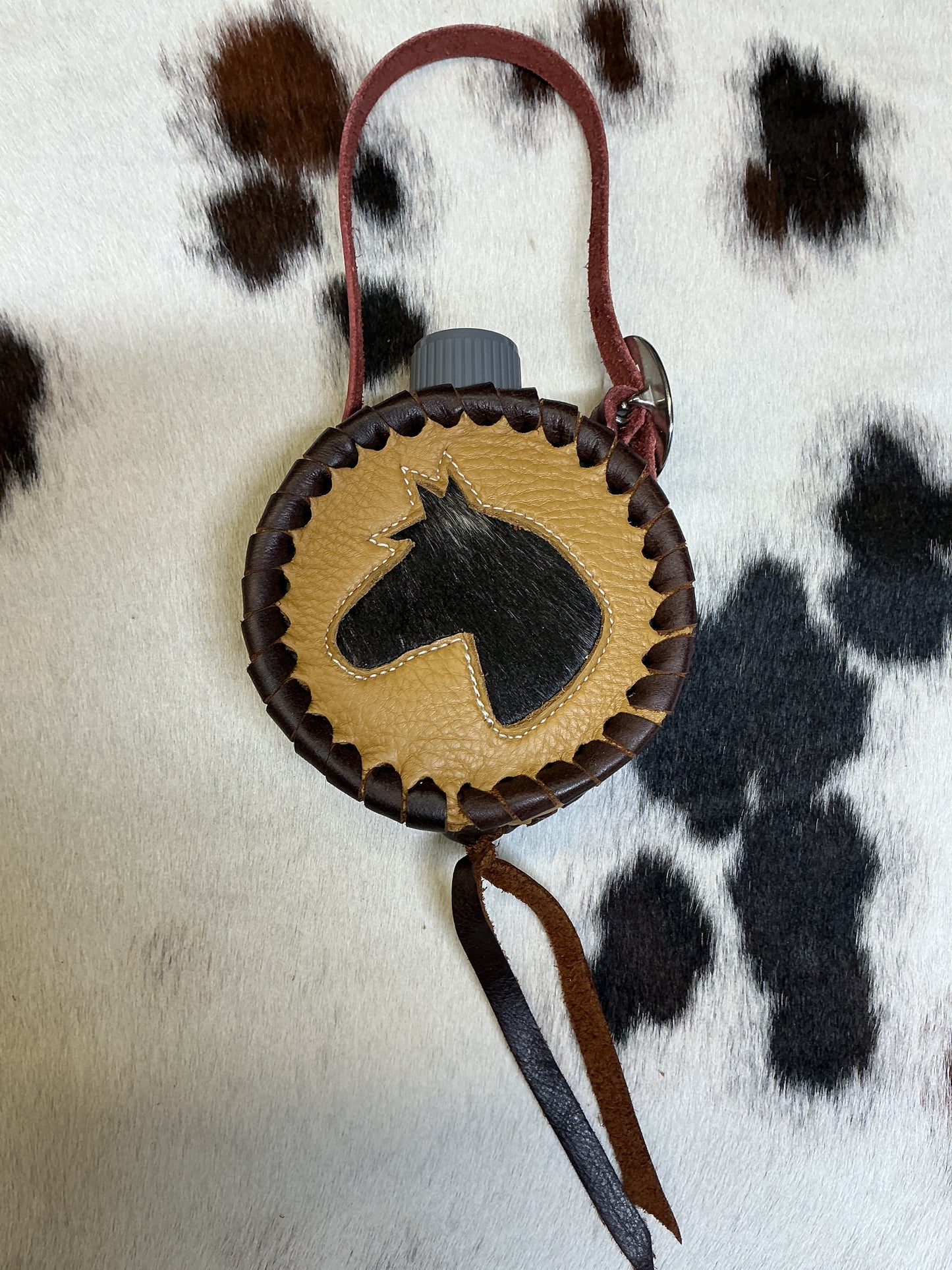 Leather Covered Mini Canteen