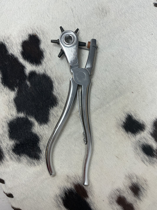 Revolving Leather Hole Punch Plier