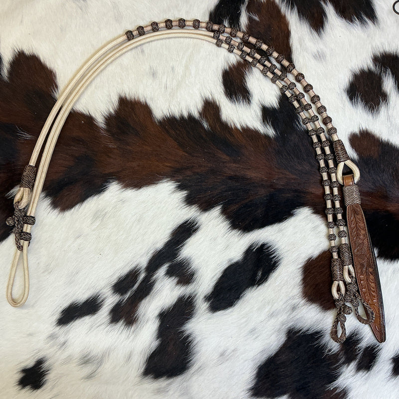 Braided Nylon George Moore Reins & Romal