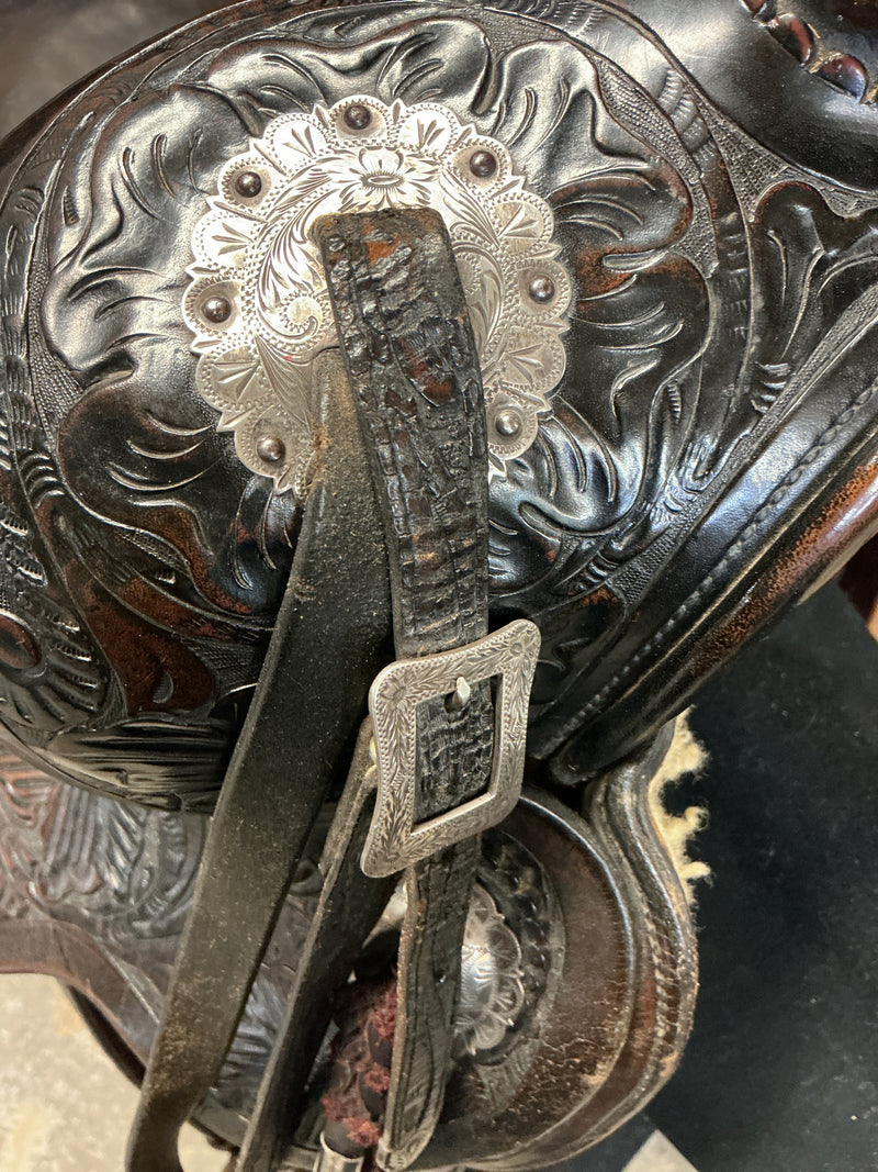 Keystone Bros. 13 1/2" Show Saddle w/Silver