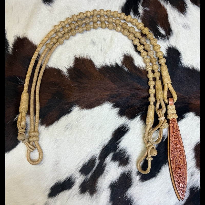 8 Plait Cowboy 3/8" Reins & Romal