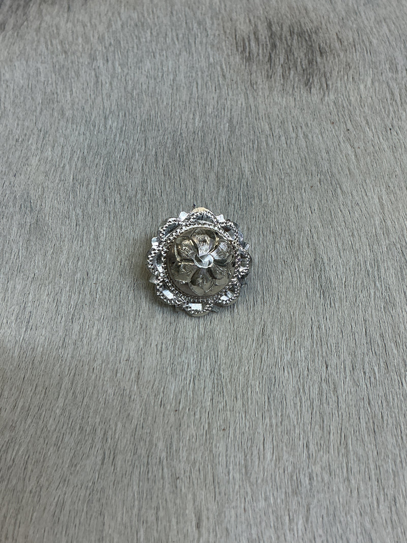 Sterling Silver 5/8/" Chicago Screw Concho