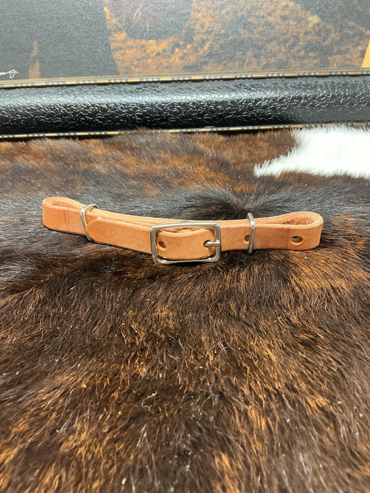 Pony Harness Leather Curb Strap