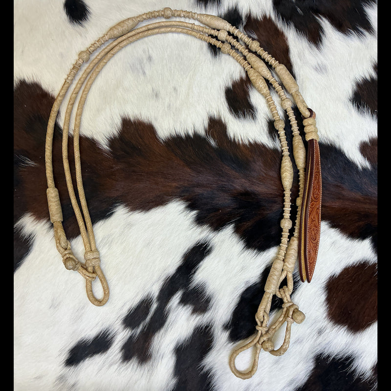 12 Plait Cowboy Reins & Romal