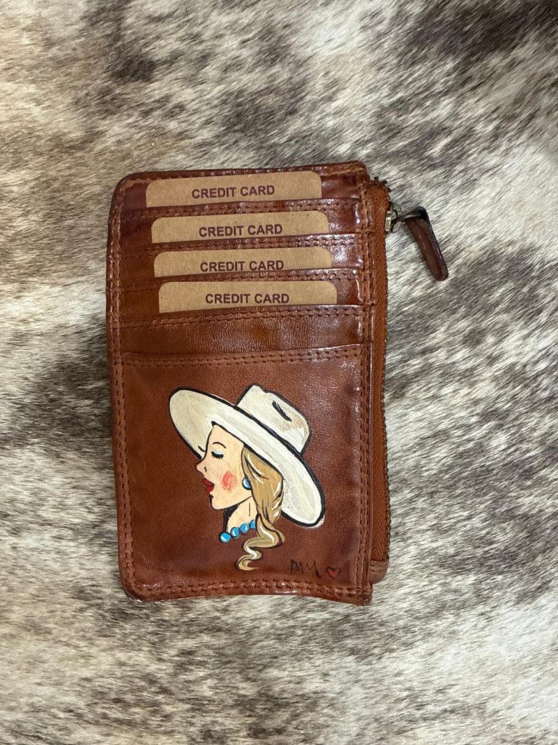 Hand Painted Card Wallets