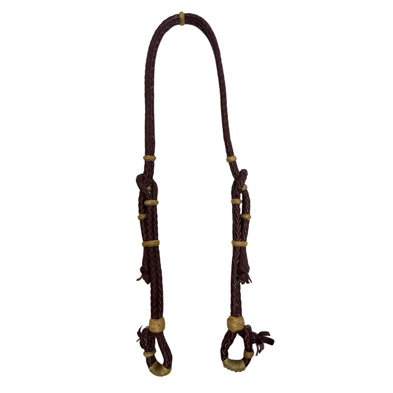 4 Plait Braided Leather w/Rawhide Hanger