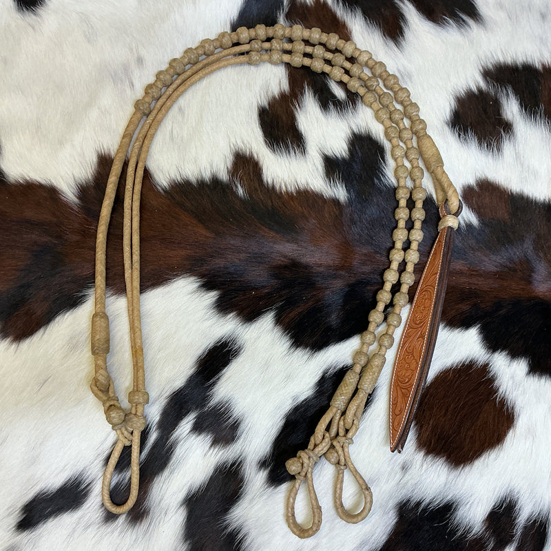 8 Plait Cowboy Reins & Romal