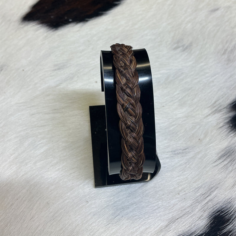 Flat Braided Horsehair Bracelet