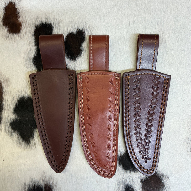 Vertical Leather Knife Sheath