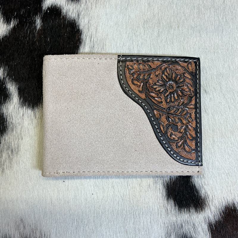 Rough Out Bi-Fold Wallet w/Passcase