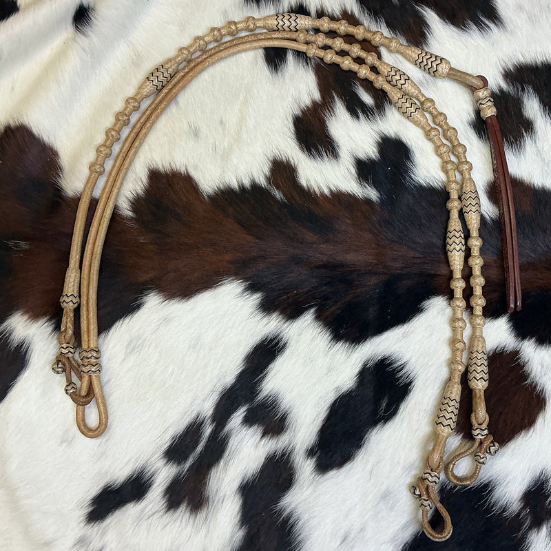 32 Plait Oklahoma w/Accents Reins & Romal