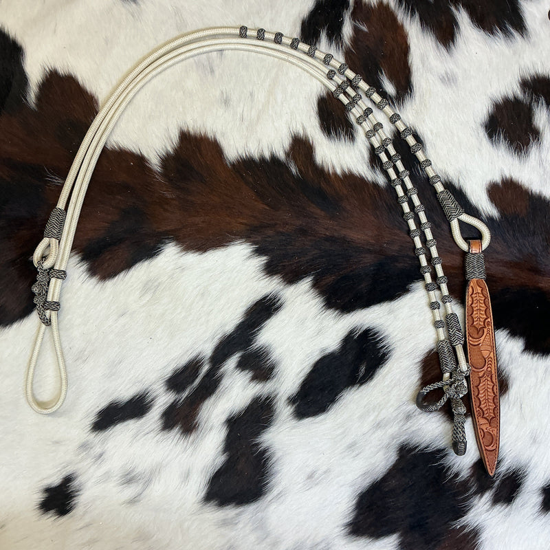 Braided Nylon George Moore Reins & Romal