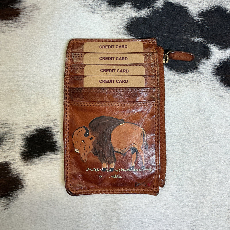 Hand Painted Card Wallets