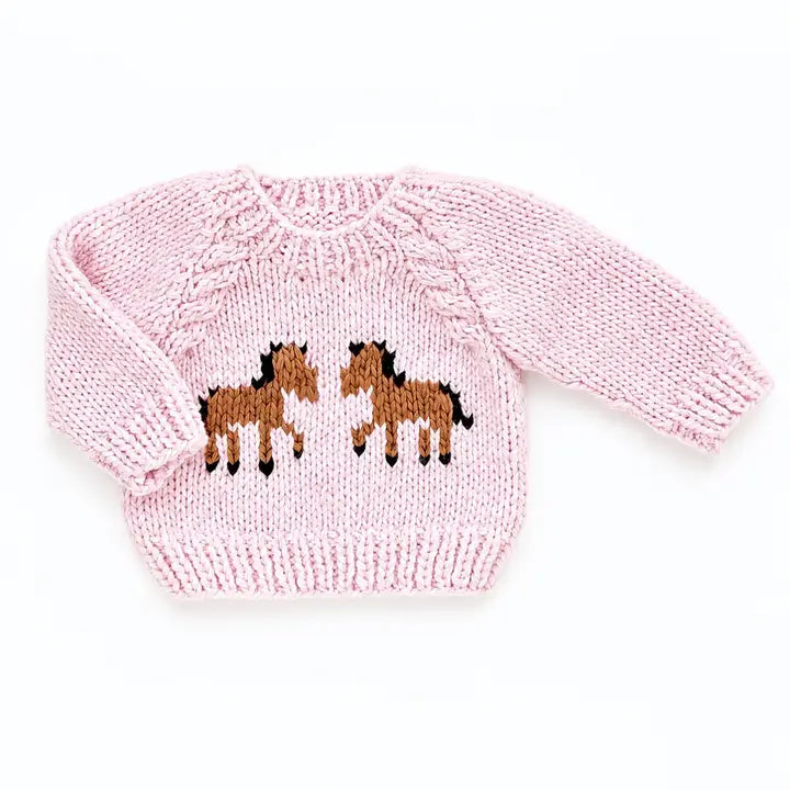 Pony Sweater Pink