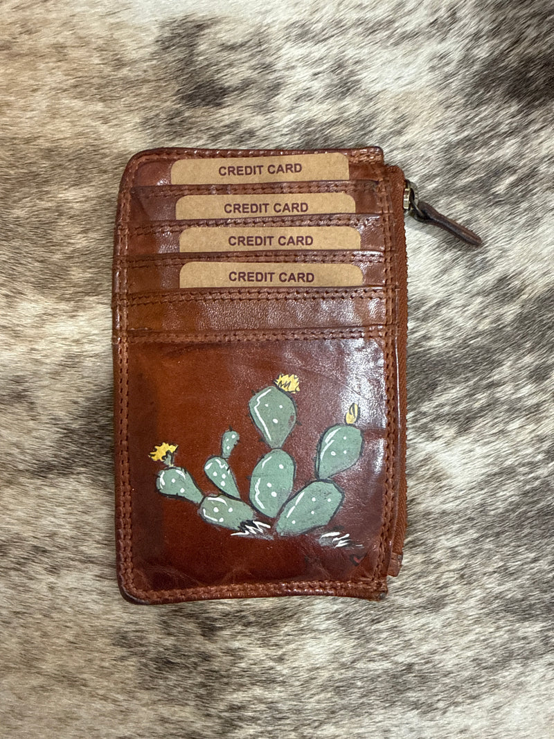 Hand Painted Card Wallets