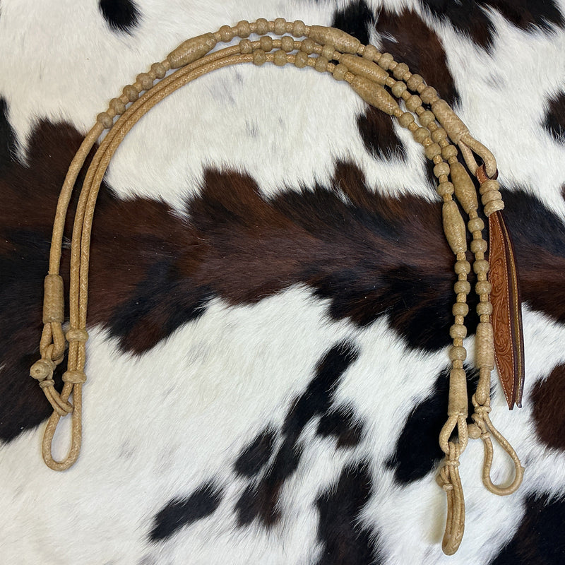 30 Plait Cowboy Oklahoma Reins & Romal