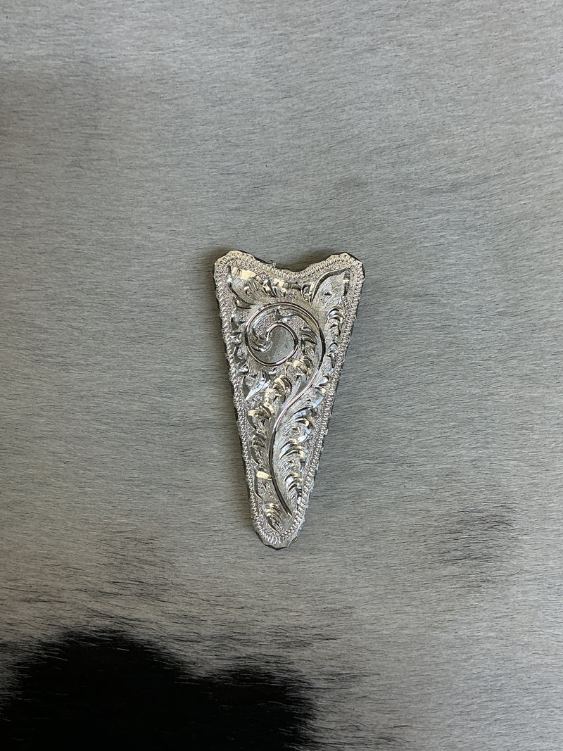Sterling Silver Bolt Back Ear Arrow Concho