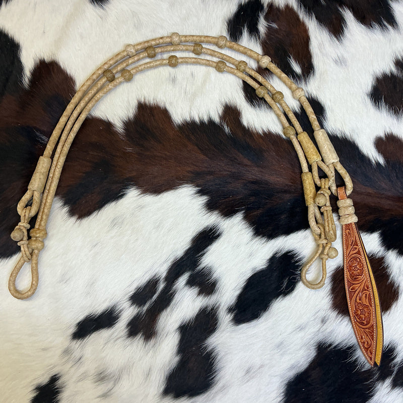 8 Plait Cowboy 3/8" Reins & Romal