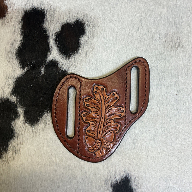 Pocket Knife Cross Draw Floral Sheath