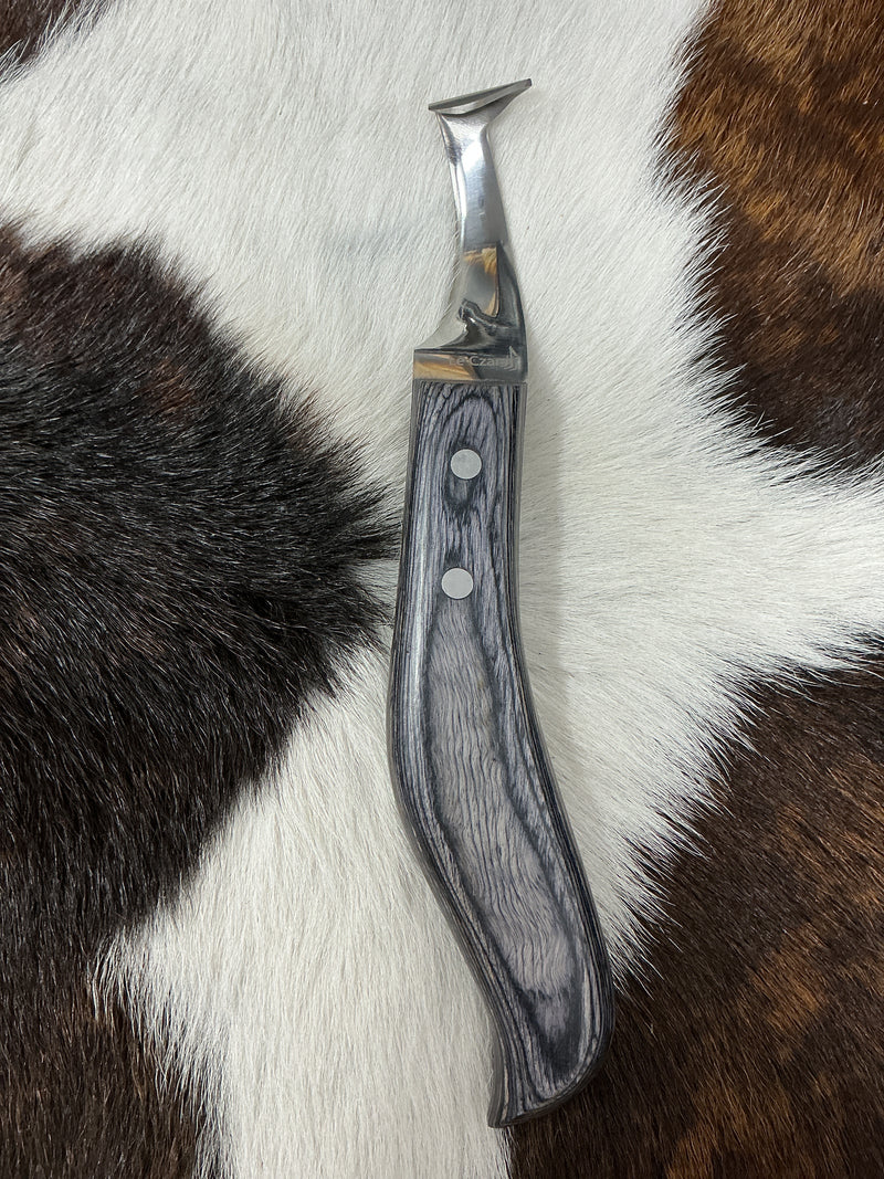Short Blade with Rhino Hook Hoof Knife, Right Hand
