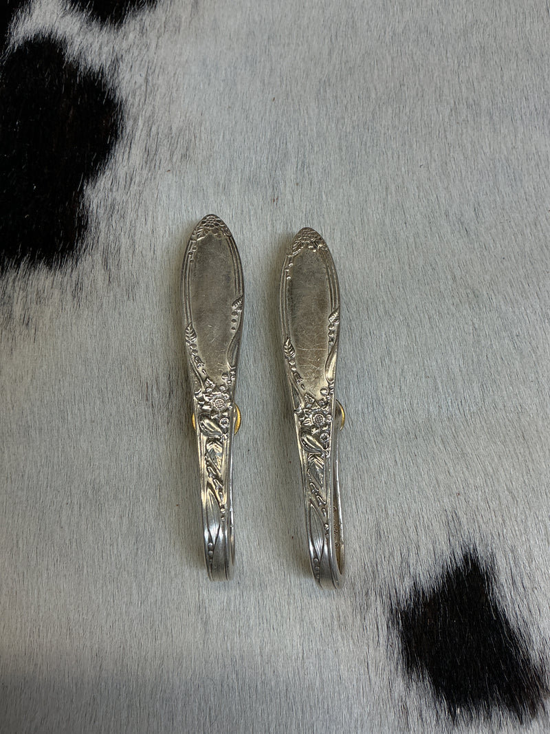 Sterling Silver Spoon Handle Bit Hangers
