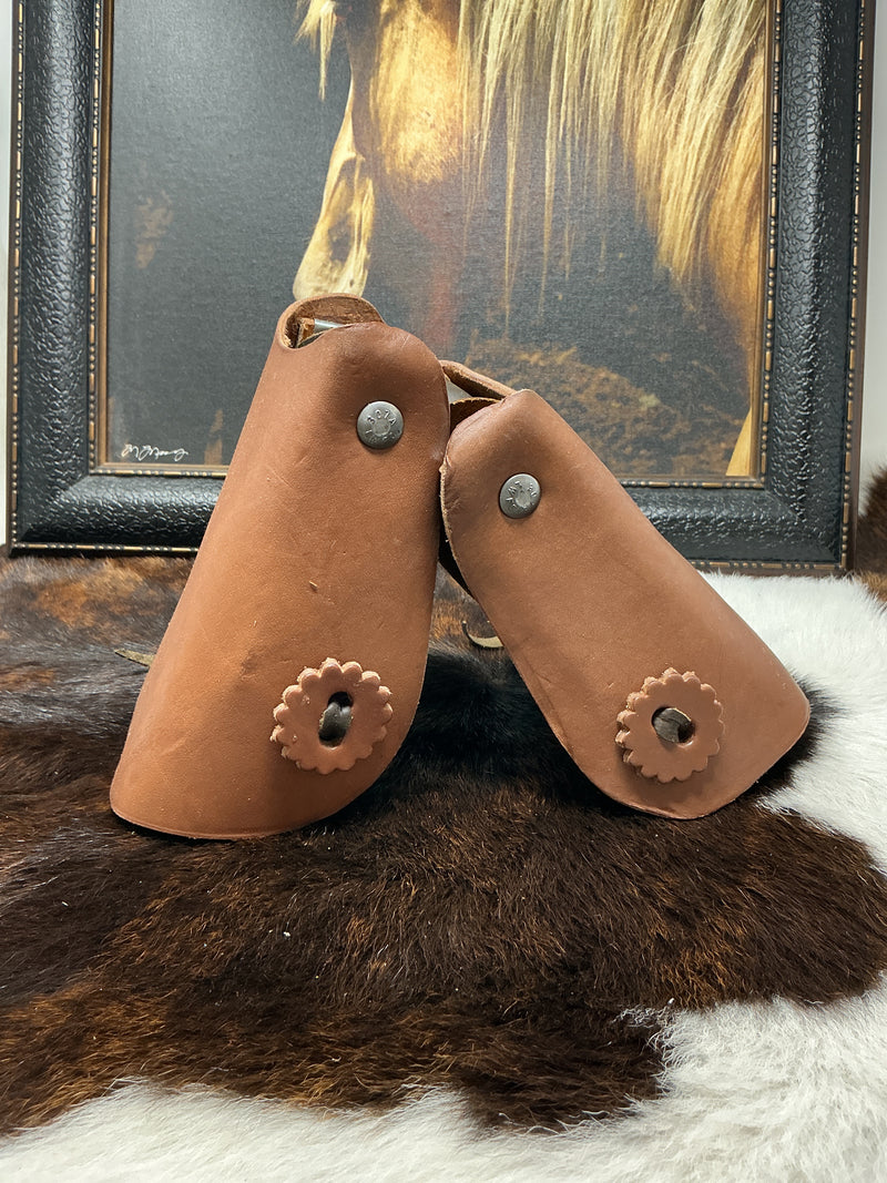 Small Kid's Tapadero w/Wood Stirrup