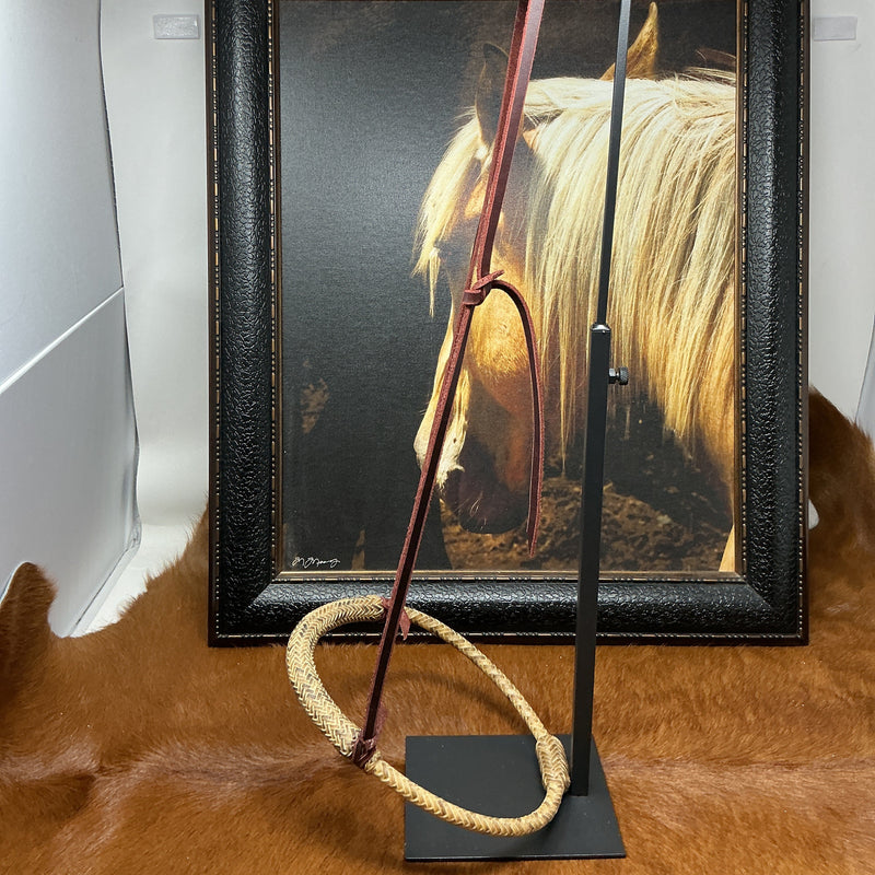 J. Freeze 8 Plait 3/8" Rawhide Caveson w/Hanger