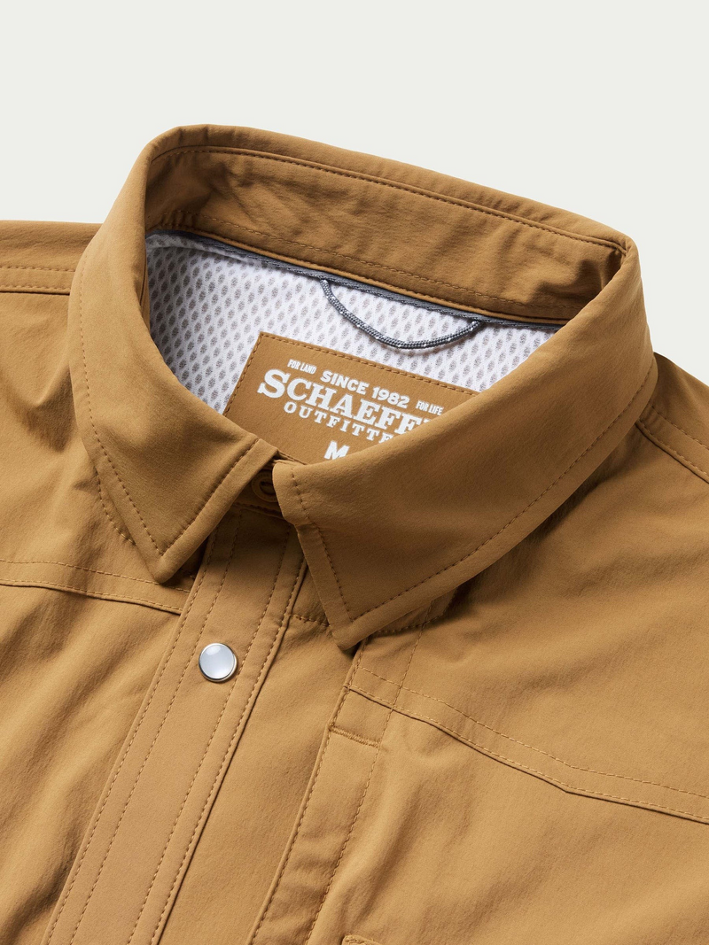Pecan RangeTek Western Snap Shirt
