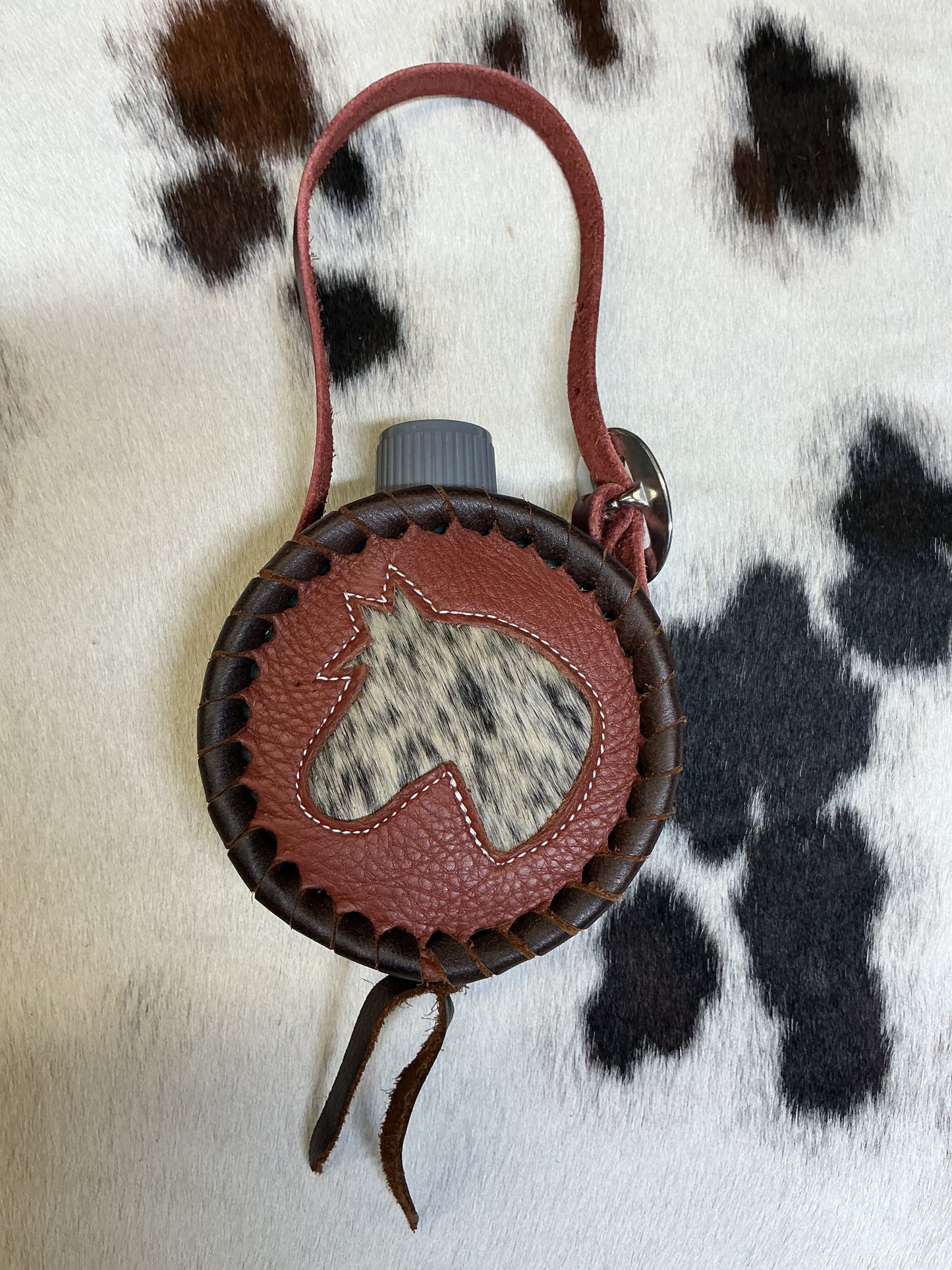 Leather Covered Mini Canteen